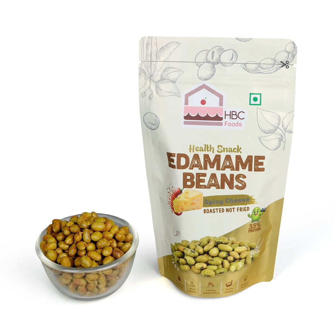 Edamame Beans - Spicy Cheese