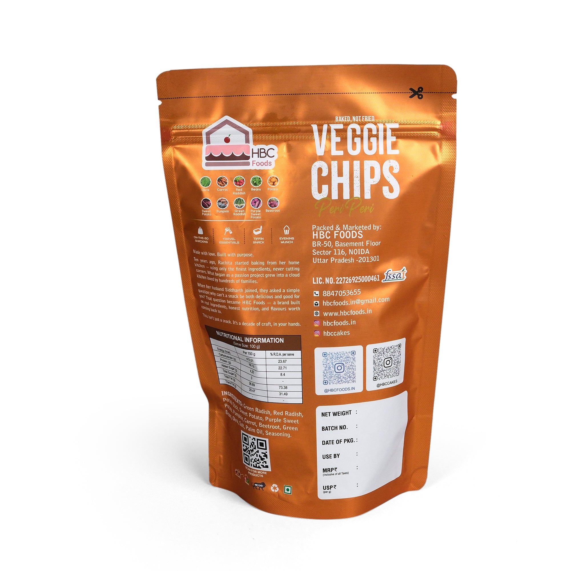 Veggie Chips - Peri Peri
