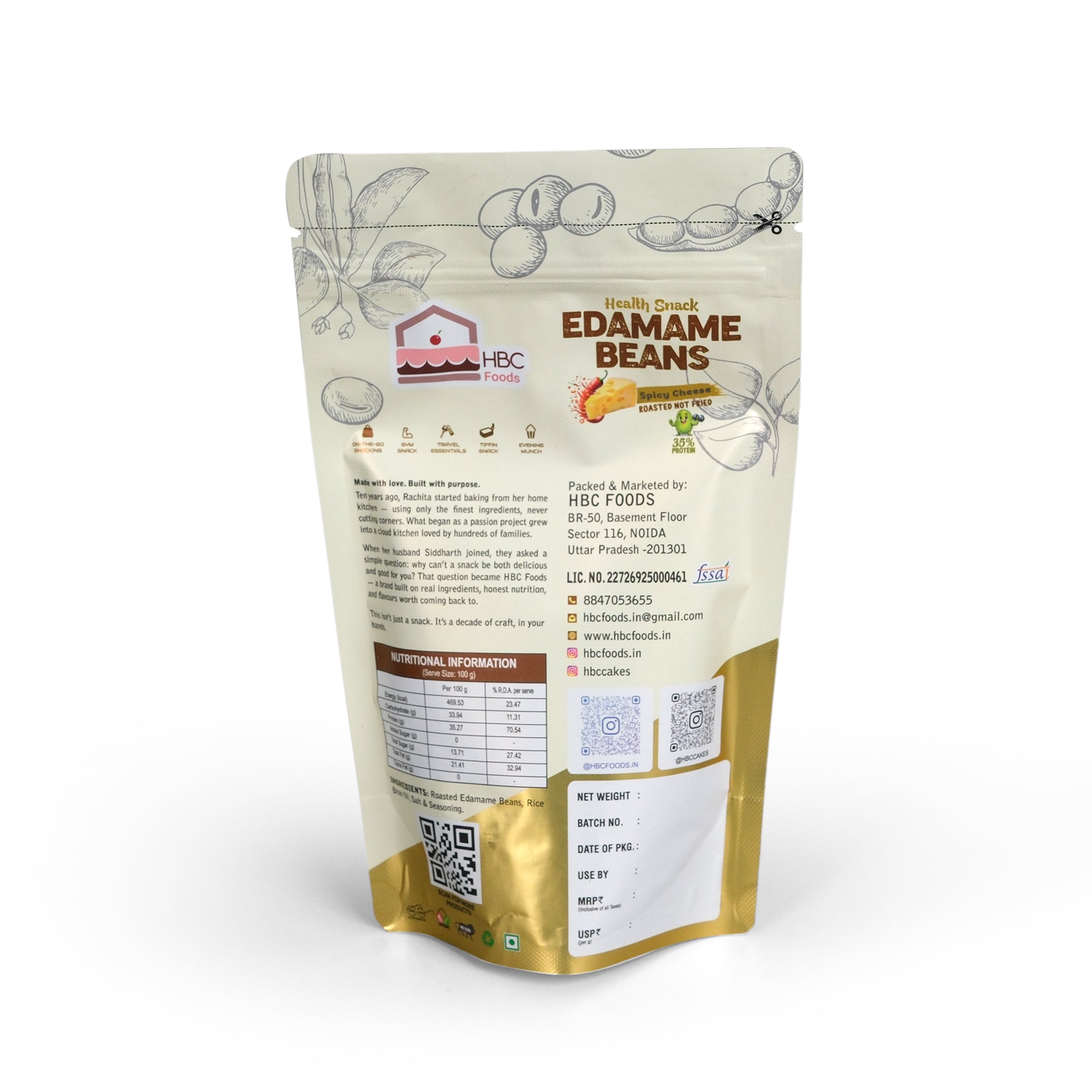 Edamame Beans - Spicy Cheese